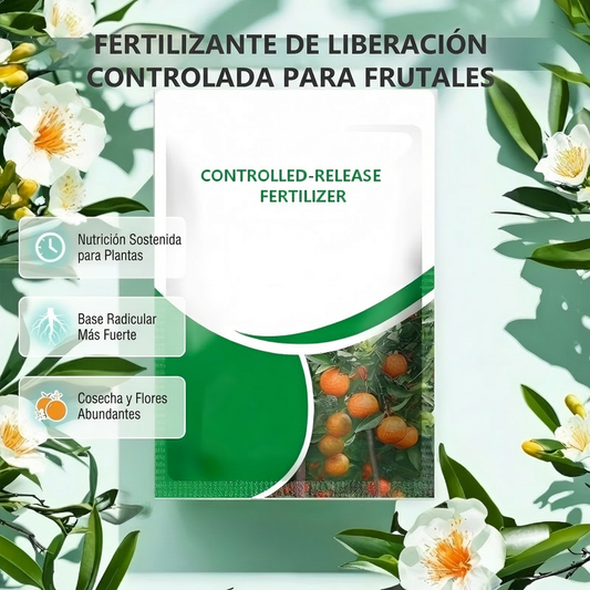 Fertilizante de liberación controlada para frutales
