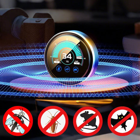 Repelente ultrasónico inteligente para roedores y plagas